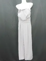 ◇ ⊂ DRESS+ ドレスプラス カシュクール オールインワン サイズS パープル系 レディース E  【1507230006127】