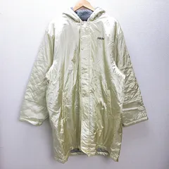 Q■デッドストック■オールドアディダス/ADIDAS ベンチコート/ウォームアップJKT■金【メンズXL】レトロMENS/47【中古】