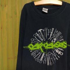 CARCASS カーカス  2008年コピーライト入り  ロンT 長袖Tシャツ ツアーTシャツ　バンドTシャツ メタルTシャツ  バックプリント 袖プリント