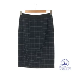 ☆美品☆ UNIQLO ユニクロ スカート タイトスカート スリット きれいめ ひざ丈 レディース ブラック M 901-15022 送料無料 古着