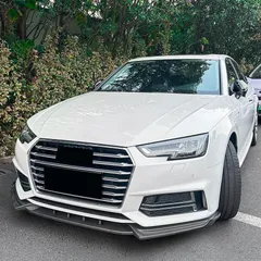 スポーティ全開♪ カーボン ルック フロントリップ スポイラー アウディ S4 セダン アバント ベースグレード 8W B9 b12015