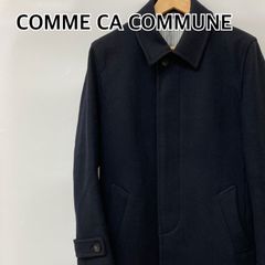 COMME CA COMMUNE コムサコミューン ロングコート アウター ブラック メンズ レディース ブラック Fサイズ【CT1260】