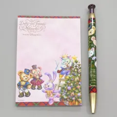 【中古】文房具その他 集合 メモ＆ボールペンセット 「ダッフィーのクリスマス2017」 東京ディズニーシー限定