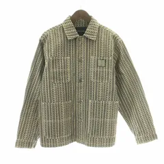 マークジェイコブス MARC JACOBS MONOGRAM PAINTERS JACKET モノグラムペインターズジャケット アウター ロゴ 総柄 S ベージュ 黒 ブラック V207J12SP22 /BBのサムネイル