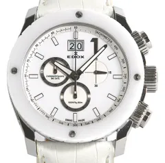 ★ギャラ付！美品！EDOX エドックス CHRONOFFSHORE-1 クロノオフショア1 10020-3B-BN2 クロノグラフ ビッグデイト クォーツ メンズ★のサムネイル