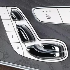 メルセデス ベンツ ブラック シートスライダー スイッチ カバー C257 CLS220d CLS450 CLS53 4マチック スポーツ CLSクラス 2313