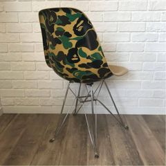 MODERNICA × BAPE CAMO SIDE CHAIR green a bathing ape EAMES モダニカ イームズ チェア ABC CAMO ABCカモ エイプ ベイプ 椅子 NIGO