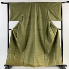 新着商品 美品曽根武勇紬花織無地紬落款あり美品 着物・浴衣