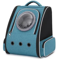 『大人気』 災害避難用 旅行 散歩 通院 折りたたみ 大容量 通気性 リュック宇宙船型 きゃりーバッグ 小型犬 セルフロックジッパー ２重のチェストベルト 層を増設 第三世代 Okiki ペットキャリーバッグ 犬キャリーバッグ リュック ペット キャリー 猫