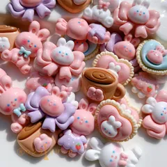 【50個】デコパーツ　まとめ売りセット(50個入り)　動物セット デコレーションパーツ  パーツ　手作りアクセサリー　ハンドメイド DIY アクセサリー  weixun01