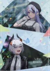 【中古】クリアファイル 竜胆尊＆レヴィ・エリファ オリジナルA4クリアファイル 「にじさんじ 神戸公演×ファミリーマート」 対象商品購入特典