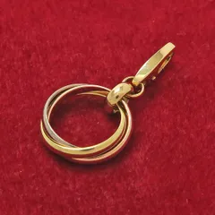 カルティエ　トリニティ　チャーム Cartier】カルティエ『トリニティ カデナ スリーカラーゴールド