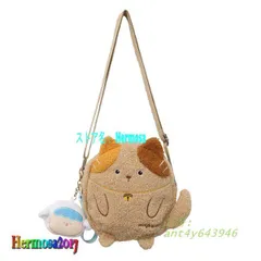 携帯ポーチ 猫 丸い 可愛い レディース スマホのバッグ スマホショルダー 携帯入れ カード収納 柔らかい ミニ丈 斜めがけ 長さ調節可能 ant4y643946