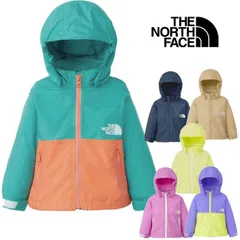 ザ・ノース・フェイス ウィンドブレーカー キッズ ベビー NPB72310 コンパクトジャケット アウター パーカー フード マウンテンパーカー 子供服 ベビー服 UVカット トップス