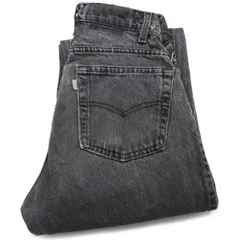 80s USA製 Levi'sリーバイス 555 ブラック デニムパンツ フェード W29 L34★SDP2580 オールド ビンテージ ジーンズ テーパード ハチマル