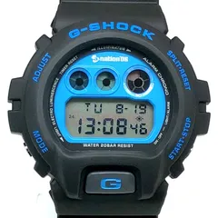 コラボ/G-SHOCK/時計/DW-6900/限定/ブルー/LRG/三つ目/別注 G-SHOCK×XLARGEの腕時計「DW-6900」青×黄の鮮やかなコントラスト