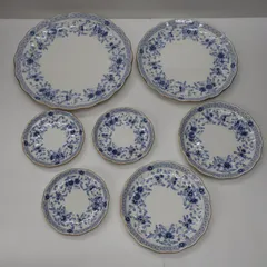 【まとめ売り】ナルミ ボーンチャイナ プレート7枚セット ミラノ BONECHINA NARUMI