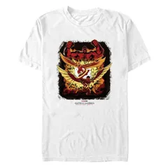 【送料無料】 マーベル メンズ Tシャツ トップス Men's Marvel Captain America Brave New World Explosion Poster Graphic Tee White