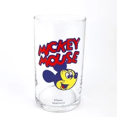 ディズニー ミッキーマウス フリーグラス コップ Disney 日本製