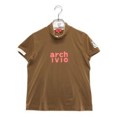 中古 レディース アルチビオ archivio 半袖シャツ 38(M) 茶 ブラウン ハイネック