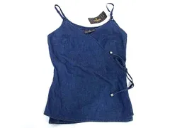 ■極美品■ FENDI フェンディ コットン100％ キャミソール ノースリーブ 表記サイズ 42 洋服 レディース ブルー系 DF8686のサムネイル
