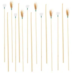 GLEAVI5個セット竹耳スプーン耳かき用3点セット竹耳スプーン5セット15本耳垢掃除ツール耳かき道具の木耳かきツール中国の耳かきふわふわ耳垢除去剤耳垢除去ツール木の耳