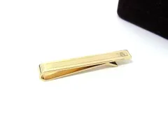 ■美品■ YVESSAINTLAURENT イヴサンローラン ネクタイピン タイクリップ アクセサリー ビジネス 紳士 メンズ ゴールド系 DI2140のサムネイル