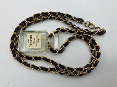 希少 CHANEL シャネル 香水ミニボトル ネックレス ゴールド パフューム