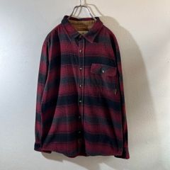 legendary フランネルシャツ 赤黒チェック 90s L