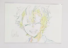 不死川実弥 鬼滅の刃 柱展 「柱-表情」原画ポストカード 723 鬼滅 グッズ ポストカード