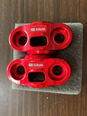 Solute　アルミ削り出しCNC加工　ハンドルアッパーホルダー　レッド