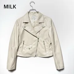 MILK ライダースジャケット MILK｜ミルクのライダースジャケット通販 - ZOZOTOWN