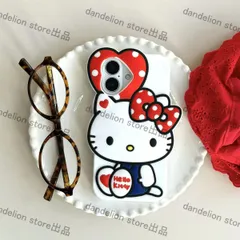 スマホケース　キティちゃん　シリコン　ホワイト　リボン　耐衝撃性　iPhone対応　アイフォンケース　iPhone16pro/16promax/15/14/13/12/11　可愛いケース　海外限定　新品未使用