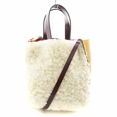 MARNI マルニ MUSEO 2WAY ショルダー ムートン ファー バッグ