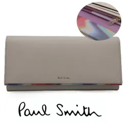 【国内正規品・新品】ポールスミス Paul Smith 長財布 スプレースワールトリム 牛革 レザー ps4258のサムネイル
