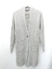 ◇ UNIQLO ユニクロ 長袖 ロングニットカーディガン サイズS グレー レディース E  【1408220055562】