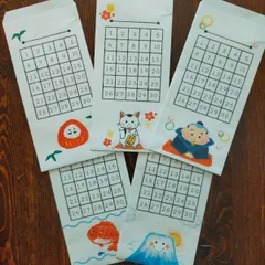 貯金封筒◎30マス◎10枚組のサムネイル