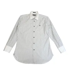 古着 バーバリー ブラックレーベル BURBERRY BLACKLABEL 長袖シャツ クリーニング済み ストライプ柄 メンズ サイズ41