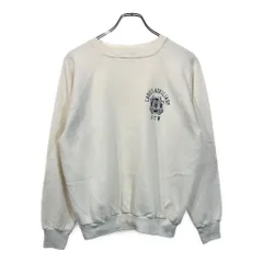 80年代 USA製 Champion チャンピオン VFW スウェット ミリタリー ホワイト(メンズ LARGE)中古 古着 U3212