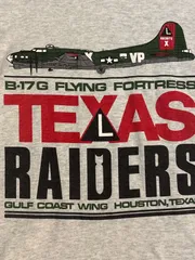 発色必見　90s 　シングルステッチ　B-17G　TEXAS　アメカジ　ヴィンテージ　Tシャツ　空軍　USAFA　フライトジャケット　AVIREX 　ミリタリー　USA