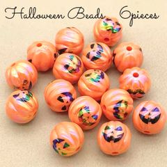 No.830  ハロウィンビーズ　6piece