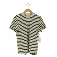 デニムアンドサプライ ラルフローレン DENIM & SUPPLY RALPH LAUREN ボーダー柄 ヘンリーネックTシャツ メンズ import：M のサムネイル