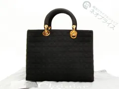 ★TT9676 Dior ディオール レディディオール カナージュ ナイロン ハンド バッグ 良品