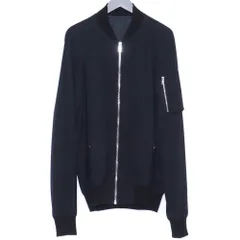 RICK OWENS ビスコースウールフライトジャケット サイズ50 ブラックのサムネイル