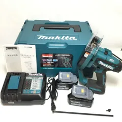 ΘΘMAKITA マキタ 全ネジカッタ 充電器・充電池2個・ケース付 コードレス式 18v  SC102DRGX ブルーのサムネイル