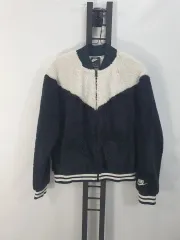 ナイキ フリース ウルフ シェルパ ブルゾン ジャケット ブラック ホワイト レディース xl