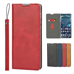 【早発送】l S 6 ケース  S S 6 cm S-51 s 手帳型ケース 携帯カバー レザー スマホケース カード収納 スタンド機能 衝撃吸収 ストラップ付き マグネット式 ドコモ クオス ール6 s6 s51 シャープ 6 ケース 全面保護カバー 軽量薄