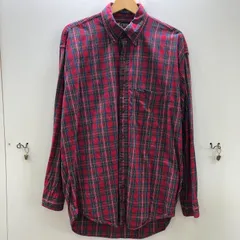 RALPH LAUREN CHAPS ラルフローレン 長袖 シャツ 90's vintage ヴィンテージ チェック柄 ボタンダウンシャツ BD グアテマラ製 メンズ 1990年代 レッド グリーン イエロー