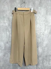 le.coeur blanc ルクールブラン ワイド パンツ sizeS/ベージュ ■■ レディース