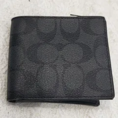 S93016 COACH コーチ 二つ折り財布 二つ折り 折りたたみ 財布 ブラック